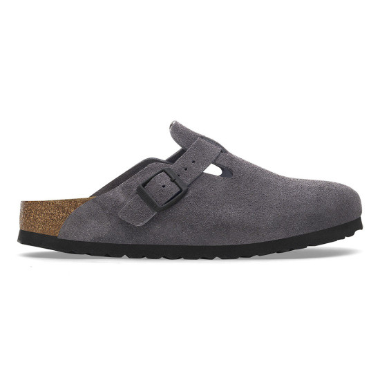 Birkenstock Leather Boston Leve Velvet